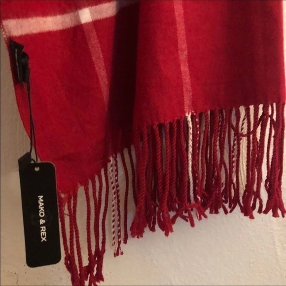 NWT‎ Scarf Mako  & Rex red - Picture 7 of 10